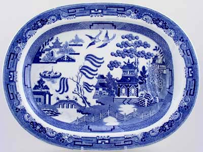 Meat Dish or Platter with Well c1907